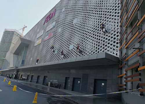 大型商场外墙清洗